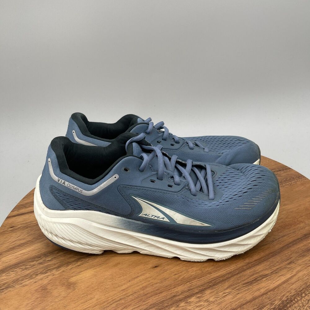Altra Via Olympus Shoes Mens Size 10 Blue Road Running Comfort Walking Sneakers
